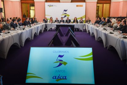 Imagen de la presentación del balance de actividad de la AICA.