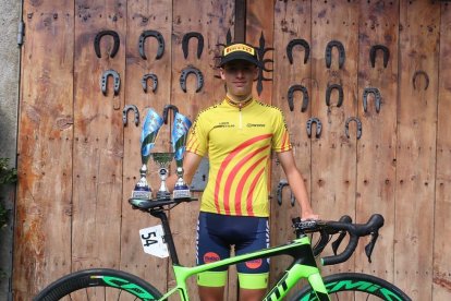 El ciclista leridano Jan Castellón, líder de la Copa Catalana.