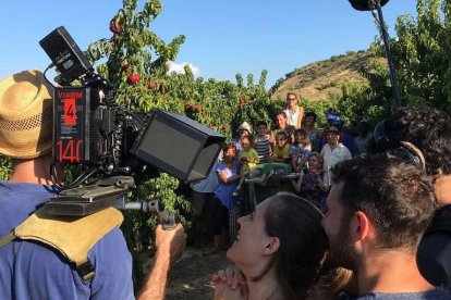 Rodaje del ‘teaser’ promocional de la película el pasado verano.