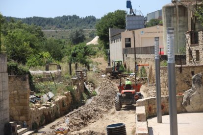 Els treballs que es van abordar al maig a Vinaixa.