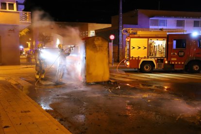 L’incendi al carrer Jeroni Pujades.