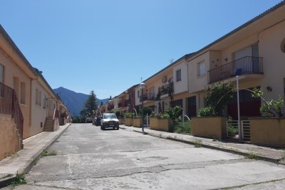 Una de las calles de la Cooperativa Santa Fe.