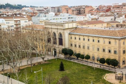 Imatge d’arxiu de l’edifici del Rectorat de la UdL.