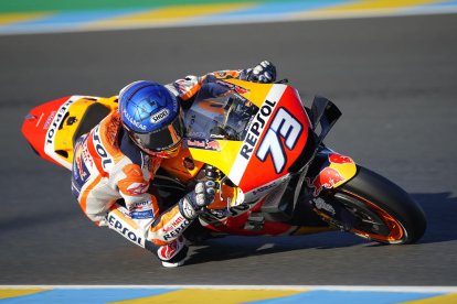 Primer podi d'Àlex Márquez en MotoGP