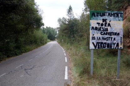 Nuevas protestas para denunciar el estado de la vía.