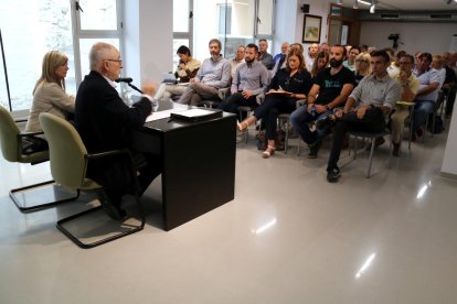 Reunión del Síndic de Greuges con los alcaldes de municipios cercanos a las centrales nucleares. 