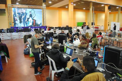 Les activitats de la Lan Party es van dur a terme durant tot el cap de setmana.