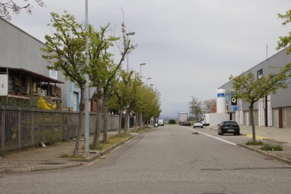 Imatge d’un dels polígons industrials de Lleida ciutat, on s’incrementarà l’activitat.