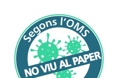 Aquest és el segell per explicar que la COVID-19 no es transmet a través del paper de diari