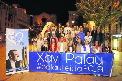 Acto esta pasada medianoche de Junts per Tàrrega.