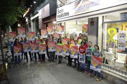 Acte aquesta passada mitjanit de Junts per Tàrrega.