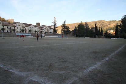 Vista del camp del Pobla