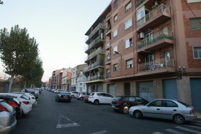 Un carrer del barri de la Bordeta.