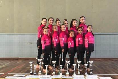 El Twirling Magraners, en el Catalán de base