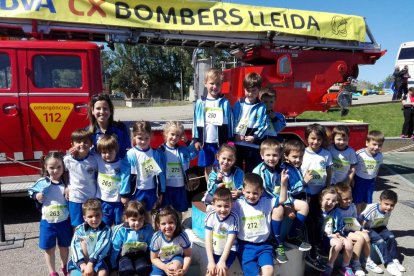 Los alunmnos de Lestonnac participan en la Cursa Bombers