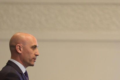 Luis Rubiales, presidente de la Federación Española de Fútbol.