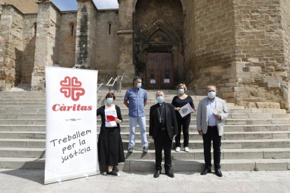 Presentació de la memòria de l’any passat de les Càritas diocesanes de Lleida, Solsona i Urgell.