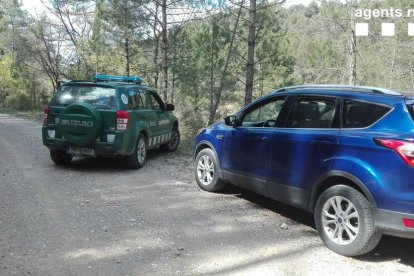 Imatge de la infracció detectada a l’embassament de Sant Ponç, al Solsonès.