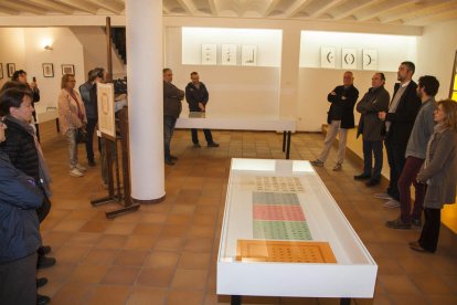 Exposición ‘Poesia concreta’, el pasado abril en Lo Pardal.