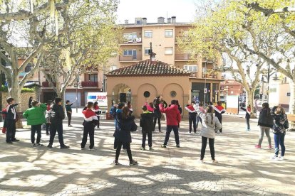 Els escolars d'Agramunt celebren el Dia Sense Cotxes