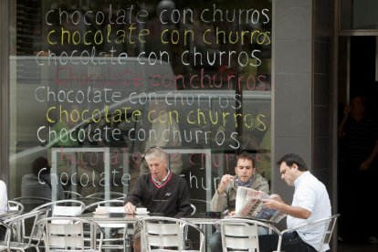 Imatge d'arxiu de la terrassa d'un bar.