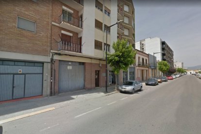 El carrer Noguera Pallaresa on s’actuarà aquest dilluns.