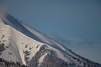 Imatge de la gran quantitat de neu als Alps.