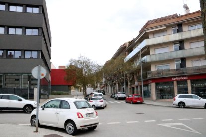 El carrer de Manresa on va succeir l’agressió.