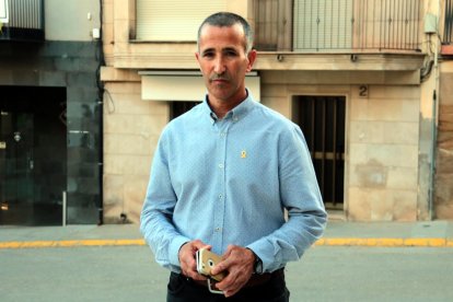 L'alcalde d'Alcarràs i candidat d'ERC a les eleccions europees, Miquel Serra.