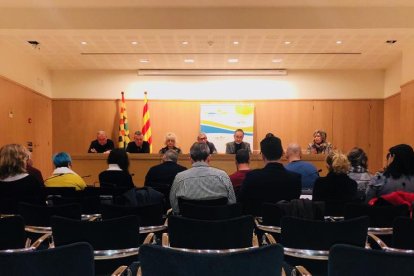 El ple del consell comarcal.