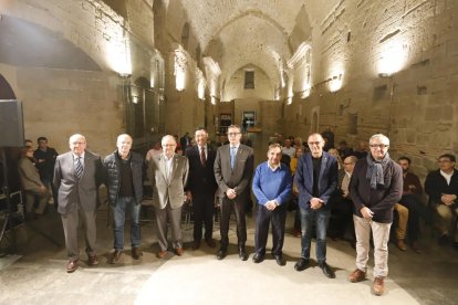 La Sala Gran de la Canonja de la Seu Vella va acollir ahir l’acte de commemoració de la caiguda de Lleida.