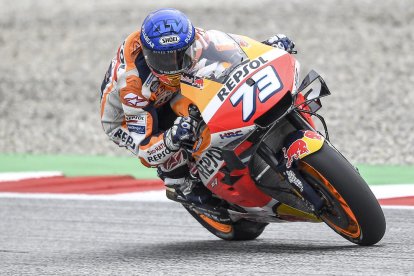 Àlex Márquez va tornar a quedar-se fora de la segona cronometrada oficial.