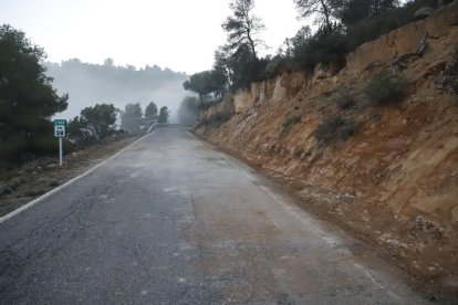 La carretera quedó totalmente despejada a primera hora de la tarde.