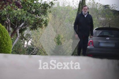 Fotograma de La Sexta en la que se ve a Mariano Rajoy.