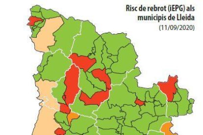 Risc de rebrot en cada municipi