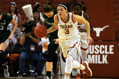 Danni Williams durant el seu últim any a la Universitat de Texas.