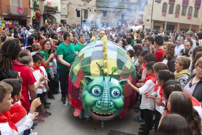 La Targafera va ser el principal atractiu de l’Eixideta, que es va celebrar ahir a la tarda.