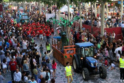 Carrosses a la Batalla de Flors, en una edició anterior.