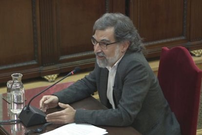 Jordi Cuixart, durant el judici al 'procés'.