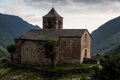 La iglesia de Sant Vicenç de la Torre de Capdella, que gestiona el consistorio desde 2017.