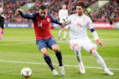 Sergio Ramos cumplió su partido 168 y se convirtió en el jugador con más encuentros con la selección.