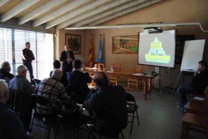 Un moment de la jornada ahir a la Baronia de Rialb.