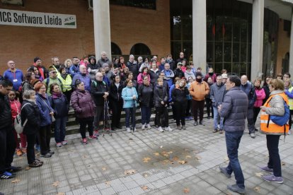 Imagen de archivo de una caminata organizada por la asociación Salut Mental de Ponent. 