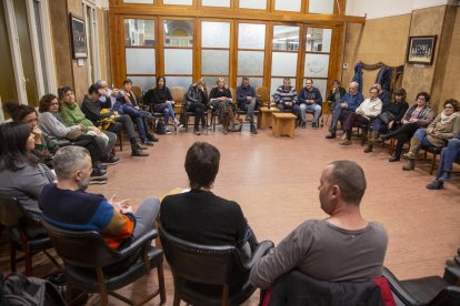 Més de 40 socis de Foment Tàrrega es van reunir ahir a la nit.