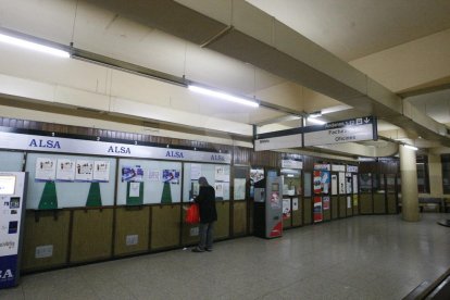 Las taquillas Las taquillas de la actual estación de autobuses de Lleida.de la actual estación de autobuses de Lleida.