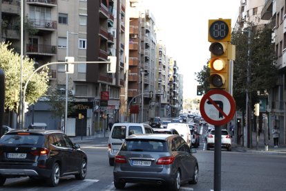 El contador en Príncep de Viana no funcionaba ayer por la tarde.