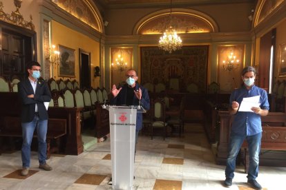 Rueda de prensa en la Paeria