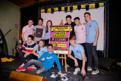 L’organització del certamen va anunciar el cartell al Cafè del Teatre.