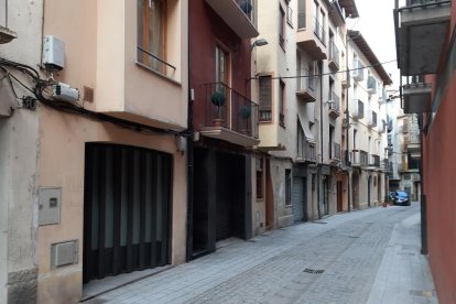 Vista del carrer Capdevila de la Seu, on va tenir lloc l’agressió.