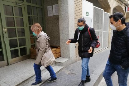 El equipo del PSI Social del Santa Maria, que atiende ‘a pie de calle’ a los colectivos más vulnerables.  